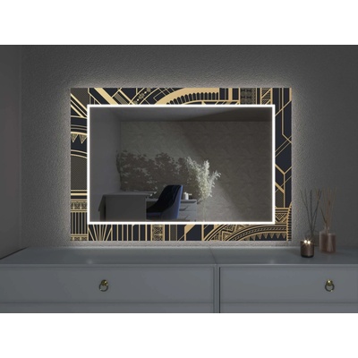 Artalo LED zrkadlo s dekorom D21 60 x 180 cm