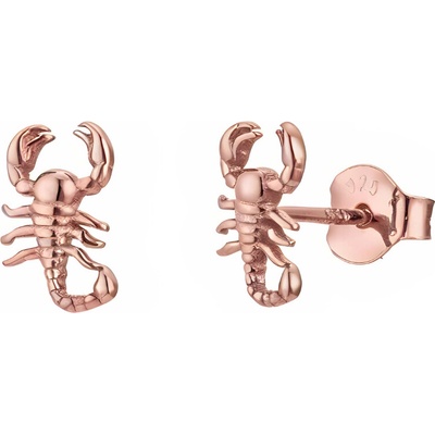 Olivie Strieborné náušnice ŠKORPIÓN ROSE 9345