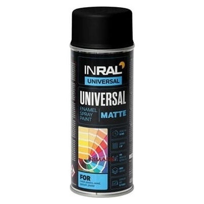 InRal uni spray RAL9005 400 ml čierna matná