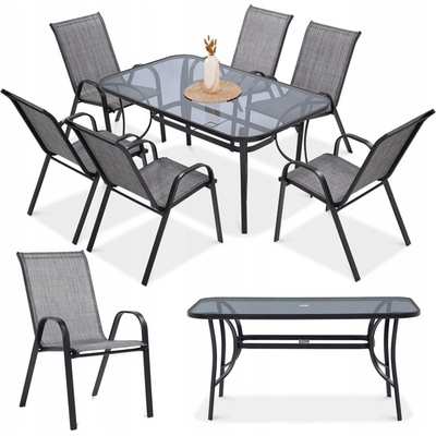 Focus Garden Záhradný nábytok BOLOGNA Mix Grey 6+1