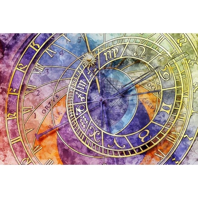 Gaira Diamantové malování Orloj D6522