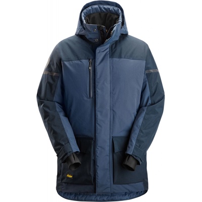 Snickers Workwear Nepremokavá zimná parka AllroundWork tmavo modrá