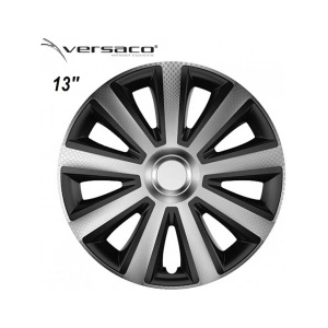 Versaco Тасове за джанти 13'' Versaco Carbon Aviator - Silver / Black