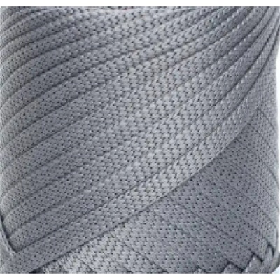 Bugeto Soft Ribbon plochá šňůra 4 mm -4506 Šedá