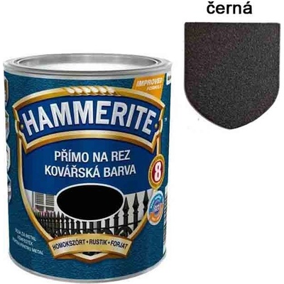 Hammerite přímo na rez kovářská 0,7L černá