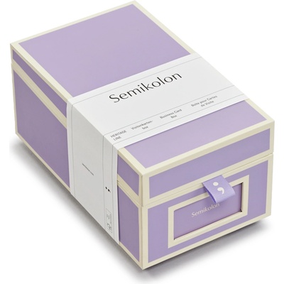 Semikolon Die Kante кутия за визитки, лилава (370086)