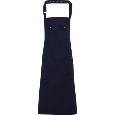 Premier Zástěra Chino PR 132 s laclem bavlněná COT-39013200399 Navy