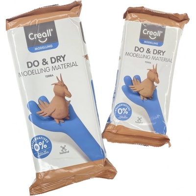 Creall Samotvrdnoucí modelovací hmota DO&DRY 500g terakota