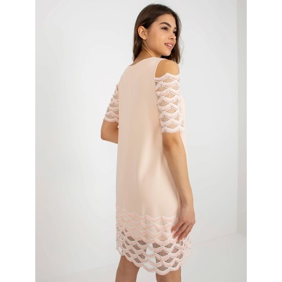 Koktejlové šaty LK-SK-506654.52 peach