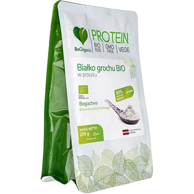 BeOrganic Hrachový protein 200 g