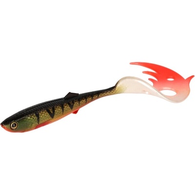 Mikado sicario pike tail 10.5 cm bloody perch 4 ks