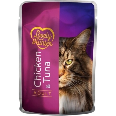 Lovely Hunter cat adult chicken&tuna 85 g