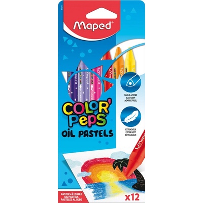 MAPED Pastely olejové 12 ks