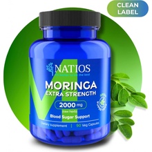 NATIOS Moringa Extract, 2000 mg, Extra Strength, 90 veganských kapslí