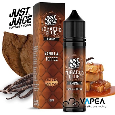 Just Juice Shake & Vape Tobacco Vanilla Toffee 10 ml