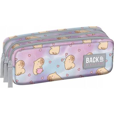 BackUP Ученически несесер BackUp 8 G - Capybara Dream, 3 ципа (710322)