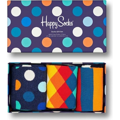 Happy Socks 3-Pack Classic Multi-color Socks Gift set