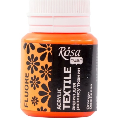 Rosa Talent Боя за плат Orange Fluorescent 20 ml 1 бр (20173)