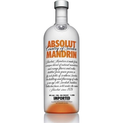 Absolut Mandrin 40% 1 l (holá láhev)