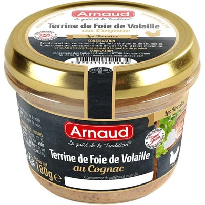 Arnaud Terrine de Foie de Volaille au Terina z drůbežích jater dochucená koňakem 180 g