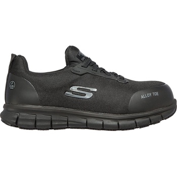 Image 1 of Skechers Дамски маратонки Skechers Jixie Alloy Toe Work Trainers Ladies - Black