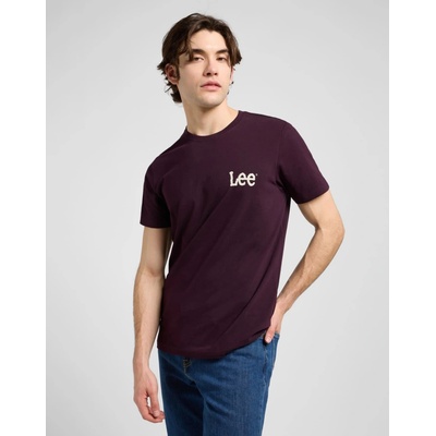 Lee Medium Wobbly Tee 112370506 Deep Wine