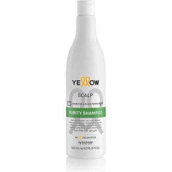 Yellow Почистващ шампоан сух или мазен пърхот Yellow Scalp Purity Shampoo 500ml