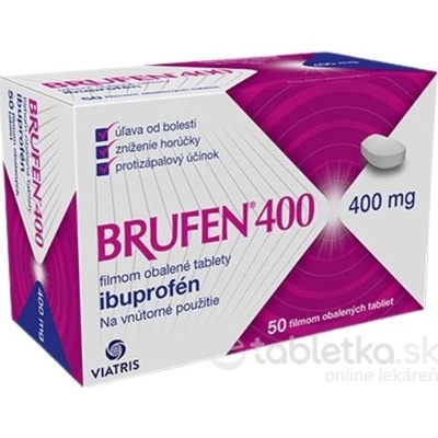 Brufen 400 tbl.flm 50 x 400 mg
