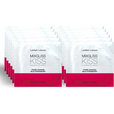 Mixgliss Lubrikant na vodnej báze s príchuťou jahody 12 x 4 ml