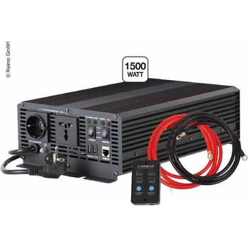 Carbest Инвертор Пълна Синусоида 1500 W, зарядно устройство в комплекта (82278)