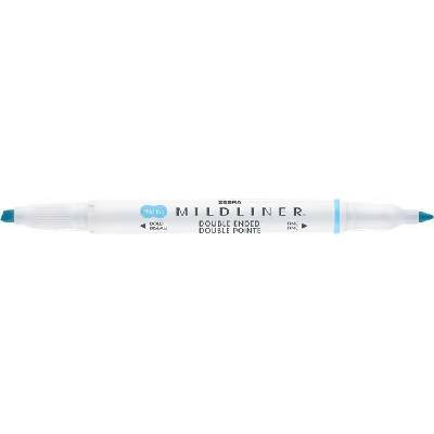 Zebra Mildliner Fluorescent modrá 78120
