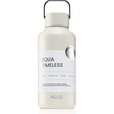 Equa Timeless nerezová láhev na vodu malá barva Off White 600 ml