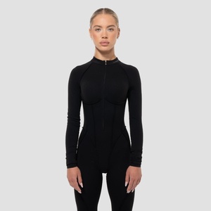 GymBeam Women‘s Cosmo Zip-Up Jumpsuit Black L