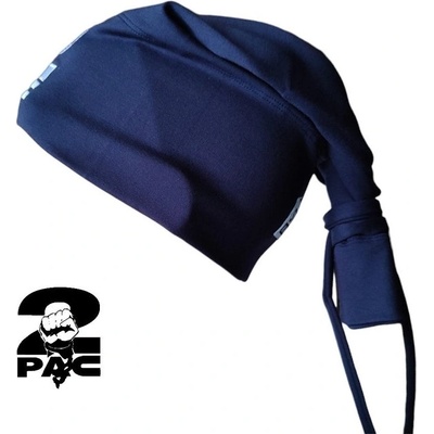 Street Knowledge Бийни шапка в тъмносиньо с бродерия 2Pac Beanie Street KnowledgeSK-0060 - Тъмносин, размер L/XL