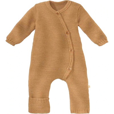 disana Детски цял костюм disana Kid's Strick-Overall Overall - Karamell - размер 50/56 (EU) (704-5488-0211)