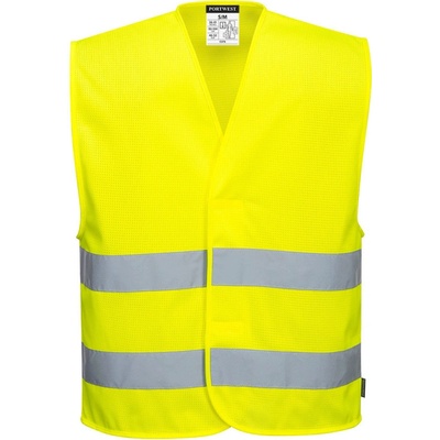 PortWest Vesta MeshAir Hi-Vis Two Band C374 reflexní Žlutá
