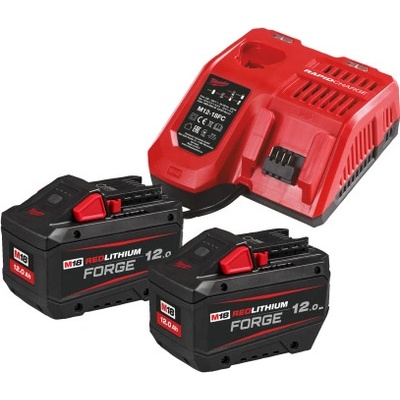 Milwaukee M18 FORGENRG-122 sada nabíječky a akumulátorů 4933498610