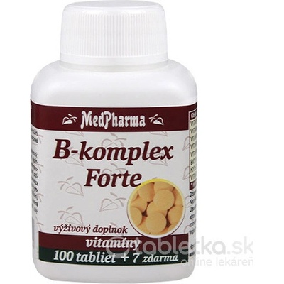 MedPharma B-komplex Forte 100+7 tabliet zadarmo