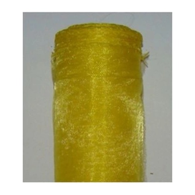 Organza 40cm/10y žlutá (40cm-9m-obšitá 40 cm/9m) – Zboží Dáma