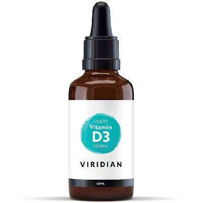 Viridian Liquid Vitamín D3 2000 iu 50 ml