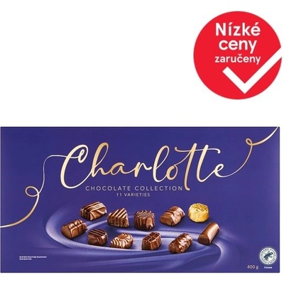 Charlotte Kolekce bonbónů z mléčné hořké a bílé čokolády 400 g