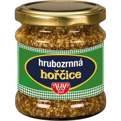 KÁVOVINY Hořčice hrubozrnná sklo 180 g