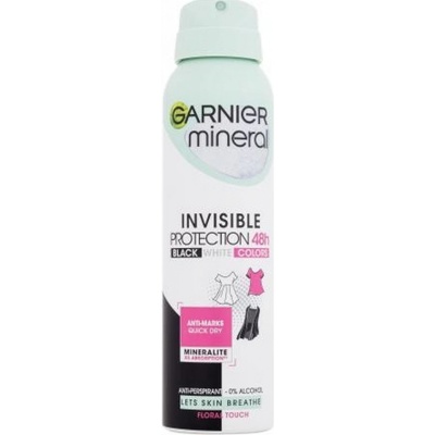 Garnier Mineral Invisible Black & White deospray Woman 150 ml