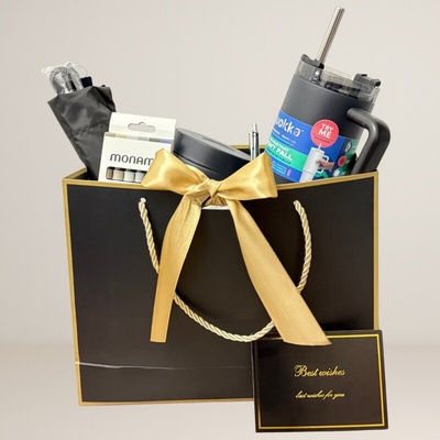 HALANTEX Luxusný darčekový set Black Elegance