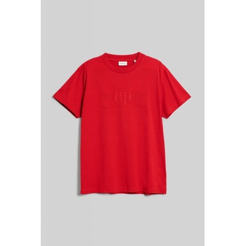 Gant Reg Shield SS Rugger červené