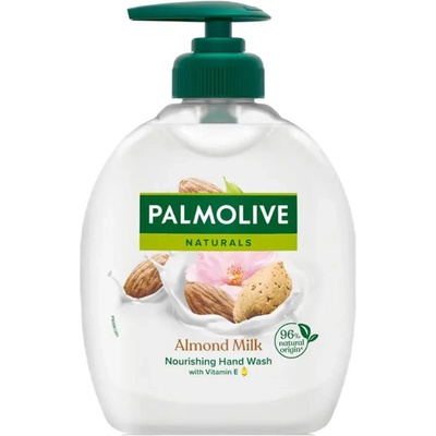 Palmolive Naturals Nourishing Almond Milk tekuté mydlo s dávkovačem 300 ml