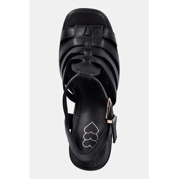 Koi Footwear сандали с дебел ток DBP55 (DBP55.BLACK)
