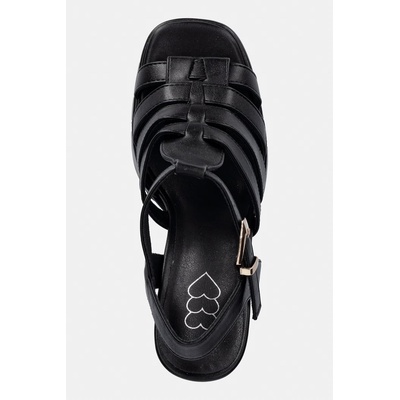 Koi Footwear сандали с дебел ток DBP55 (DBP55.BLACK)