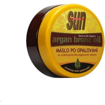 Vivaco Sun Zvláčňující tělové máslo po opalování s arganovým olejem 200 ml