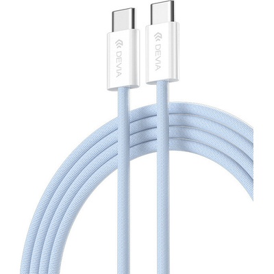 Devia EC325 USB-C - USB-C 60W 3A 1m modrý